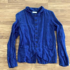 Jean Button Up Blouse/Cardigan/jacket